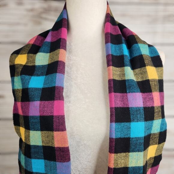Cashmere like Multicolor Scarf Super Soft NWT Size One Size Fits Most Fall Cozy - Picture 1 of 5